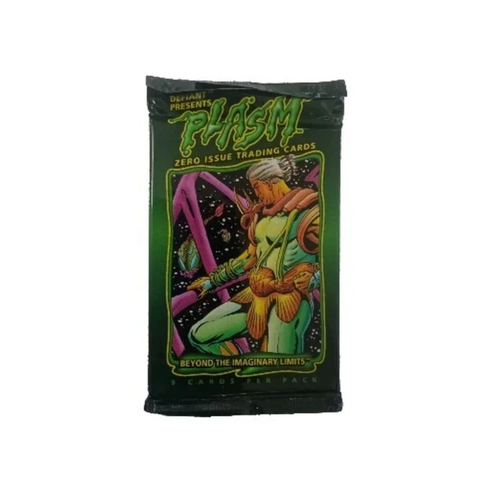 Vintage Unopened Blister Pack Plasm‎ Trading Cards Zero Issue Unknown Cover